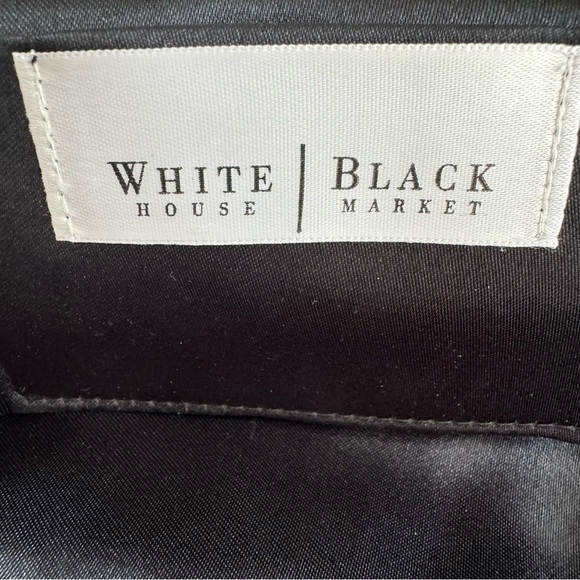 White House Black Market Sequined Beaded Clutch Bag - Picture 7 of 9